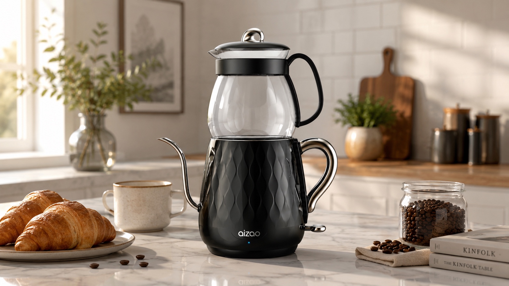Private label electric kettle with custom brand logo